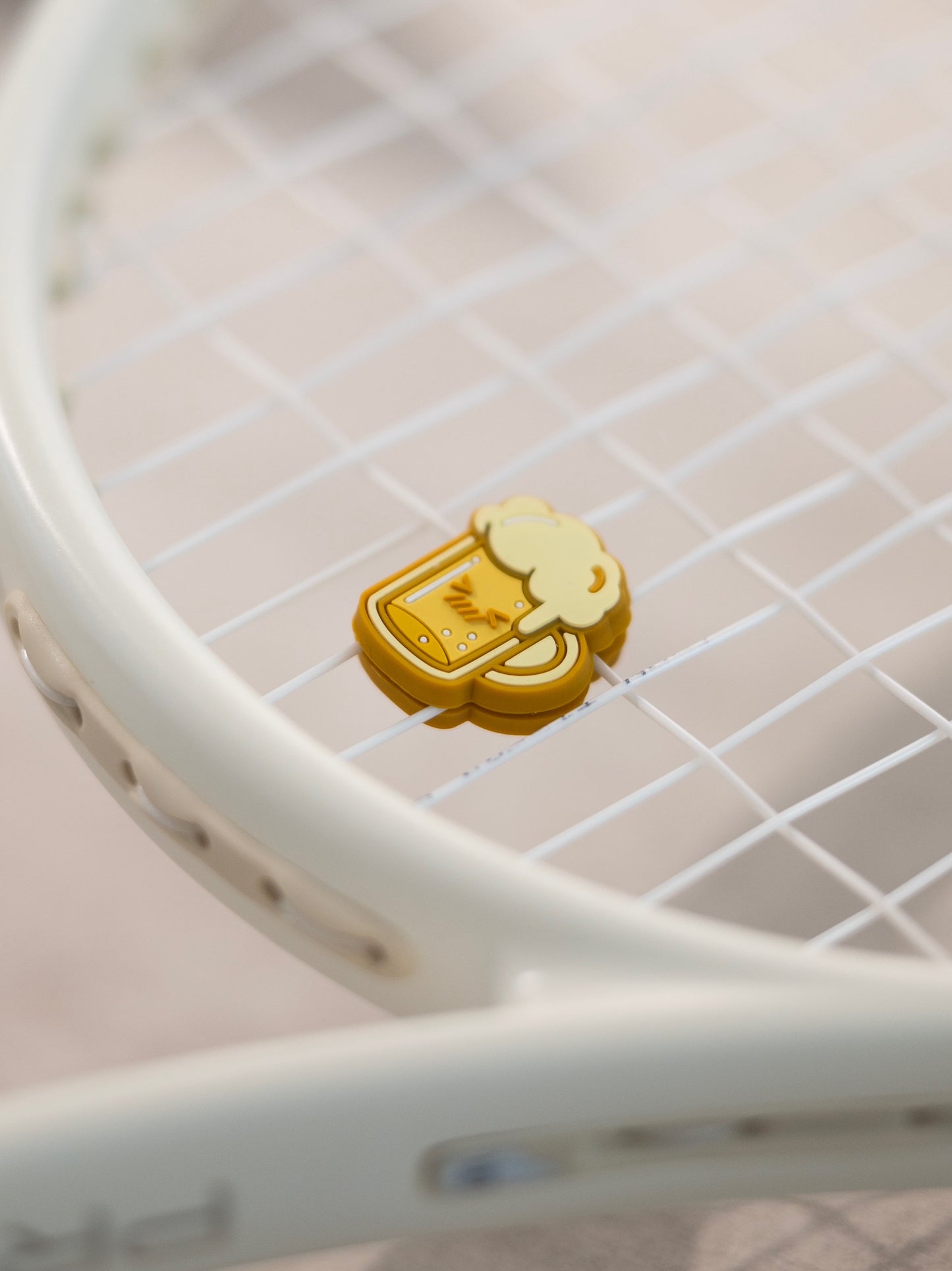 Beer Themed Tennis Dampener - Beer Lover Gift, Reduces Racket Vibration