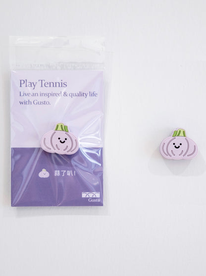 Garlic Tennis Vibration Dampeners – Natural-Themed Shock Absorbers for Personalized Racket Decor