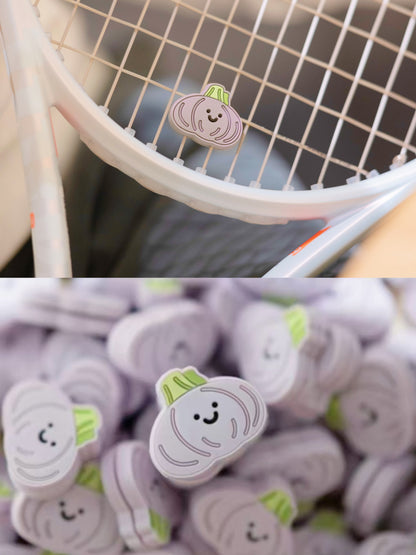 Garlic Tennis Vibration Dampeners – Natural-Themed Shock Absorbers for Personalized Racket Decor