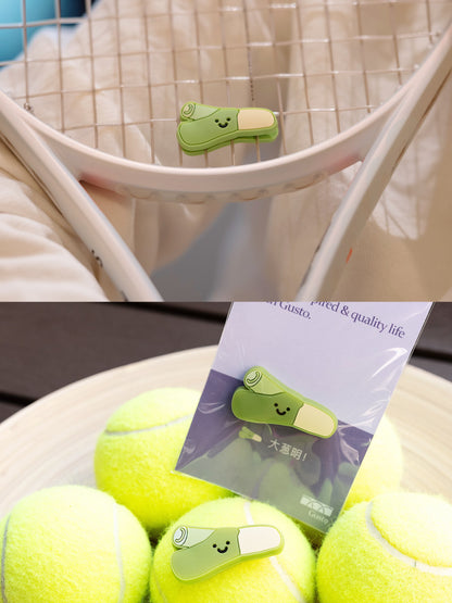 Scallion Tennis Vibration Dampeners – Natural-Themed Shock Absorbers for Personalized Racket Decor