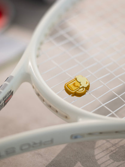 Beer Themed Tennis Dampener - Beer Lover Gift, Reduces Racket Vibration