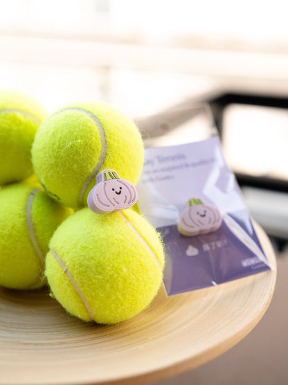 Garlic Tennis Vibration Dampeners – Natural-Themed Shock Absorbers for Personalized Racket Decor