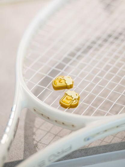 Beer Themed Tennis Dampener - Beer Lover Gift, Reduces Racket Vibration