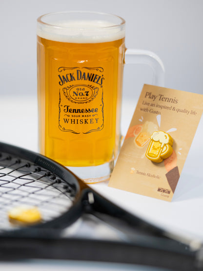 Beer Themed Tennis Dampener - Beer Lover Gift, Reduces Racket Vibration