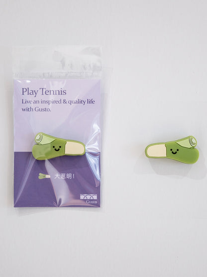 Scallion Tennis Vibration Dampeners – Natural-Themed Shock Absorbers for Personalized Racket Decor