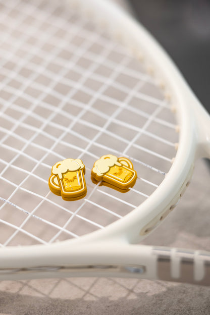 Beer Themed Tennis Dampener - Beer Lover Gift, Reduces Racket Vibration